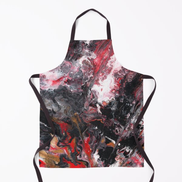 Item preview, Planet Fall Abstract in Black White Red Gold designed and sold by Cleave.