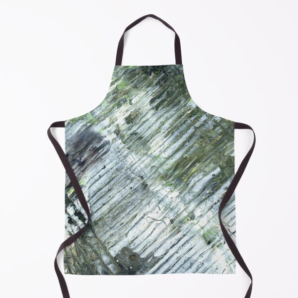 Item preview, Abstract Acrylic Pour In Green And White designed and sold by Cleave.