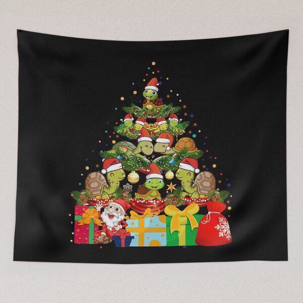 Item preview, Christmas Turtle Tree  designed and sold by sprintmoon.