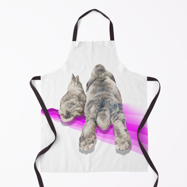 Item preview, Cute bunny butt painting riding a rainbow pink wave designed and sold by Studio Fluffle.