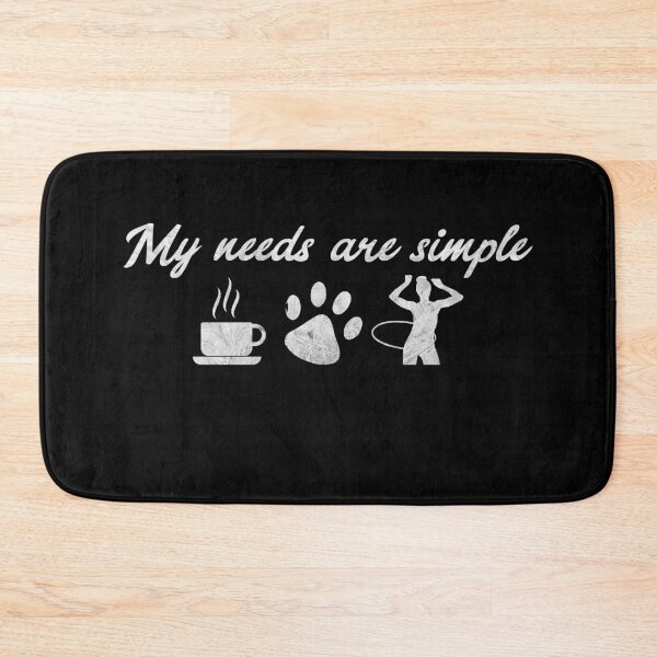 Item preview, My needs are just hula dog coffee designed and sold by DerNerd.