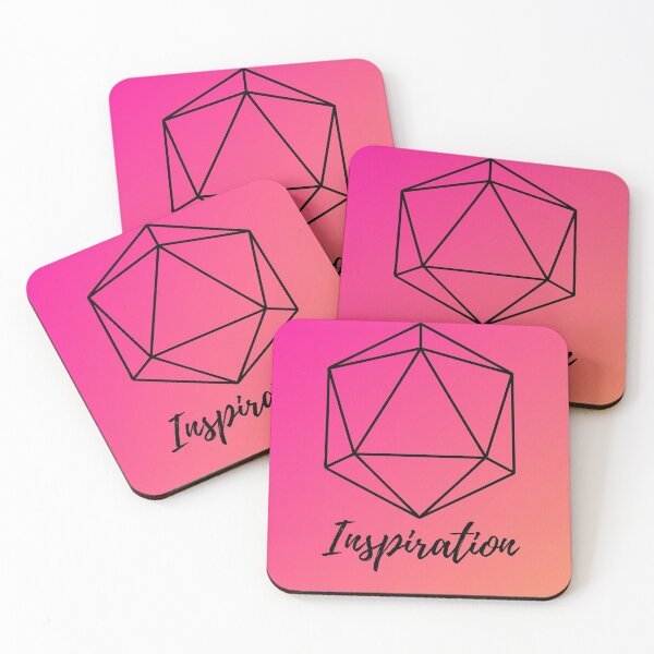 Item preview, Inspiration D20 (Pink/Orange) designed and sold by RockNRole.