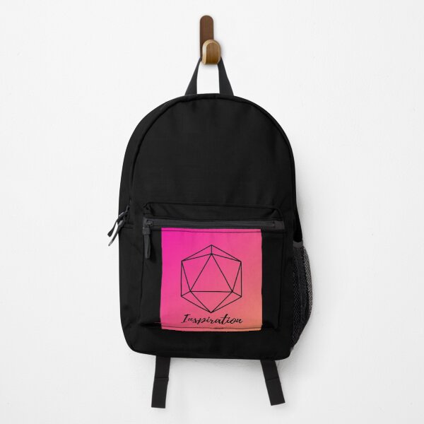 Item preview, Inspiration D20 (rosa / naranja) designed and sold by RockNRole.