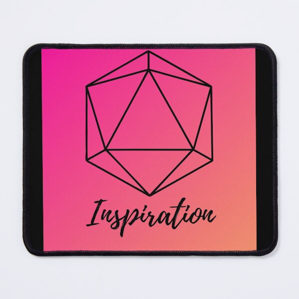 Item preview, Inspiration D20 (Pink/Orange) designed and sold by RockNRole.
