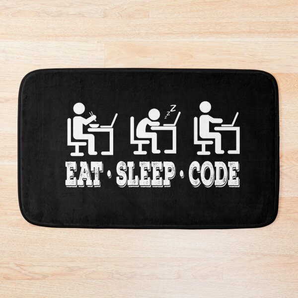 Item preview, EAT.SLEEP.CODE designed and sold by Sahil Belurkar.