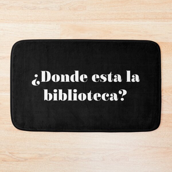 Item preview, donde esta la biblioteca? designed and sold by jennlang.