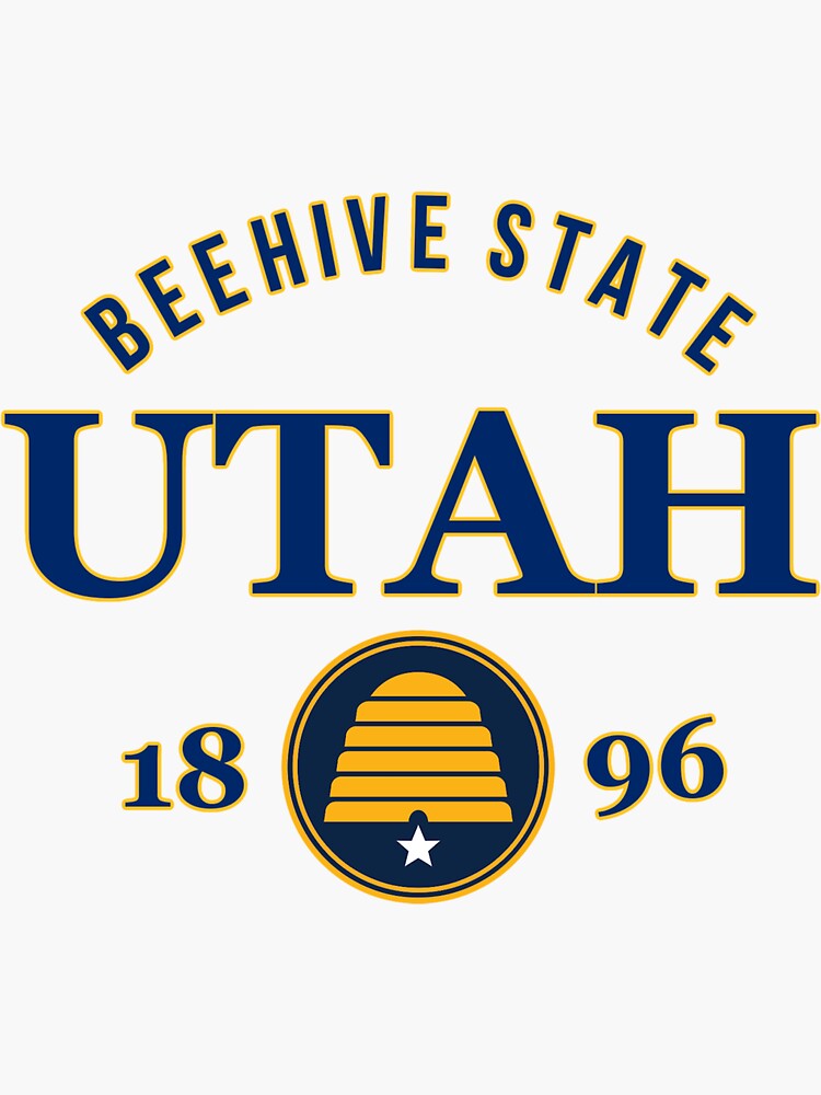 quot Utah State Pride Flag Native Beehive State quot Sticker for Sale by