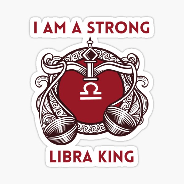 Libra Zodiac Sign Girl Birthday Gift Horoscope' Sticker