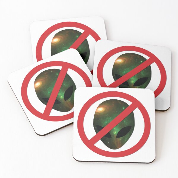 Item preview, Anti  Alien Sign designed and sold by ProhibitionStickers.