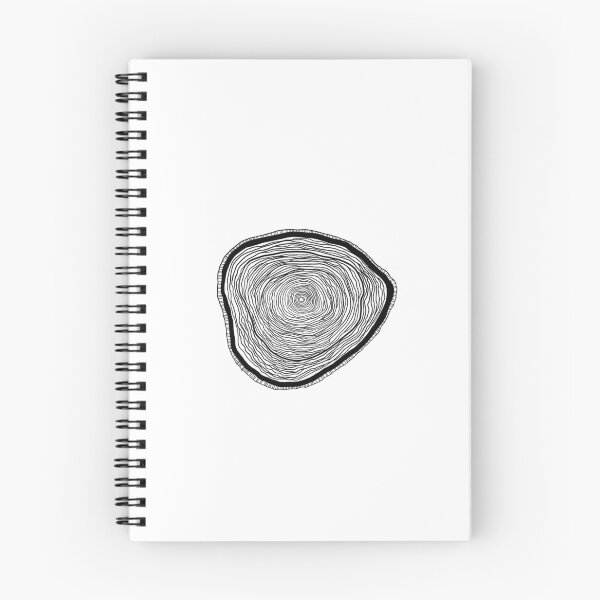 Item preview, wood slice drawing designed and sold by Bethan Rose Studio.