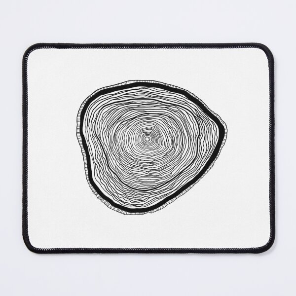 Item preview, wood slice drawing designed and sold by Bethan Rose Studio.