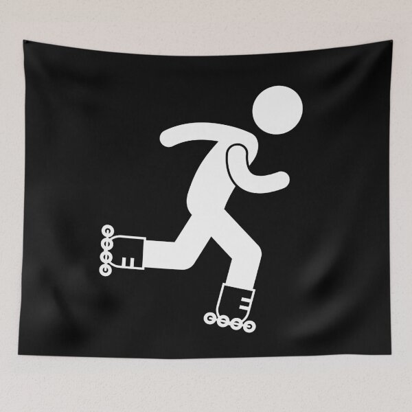 Item preview, Roller skating - Stickman White Version designed and sold by Stickman--.