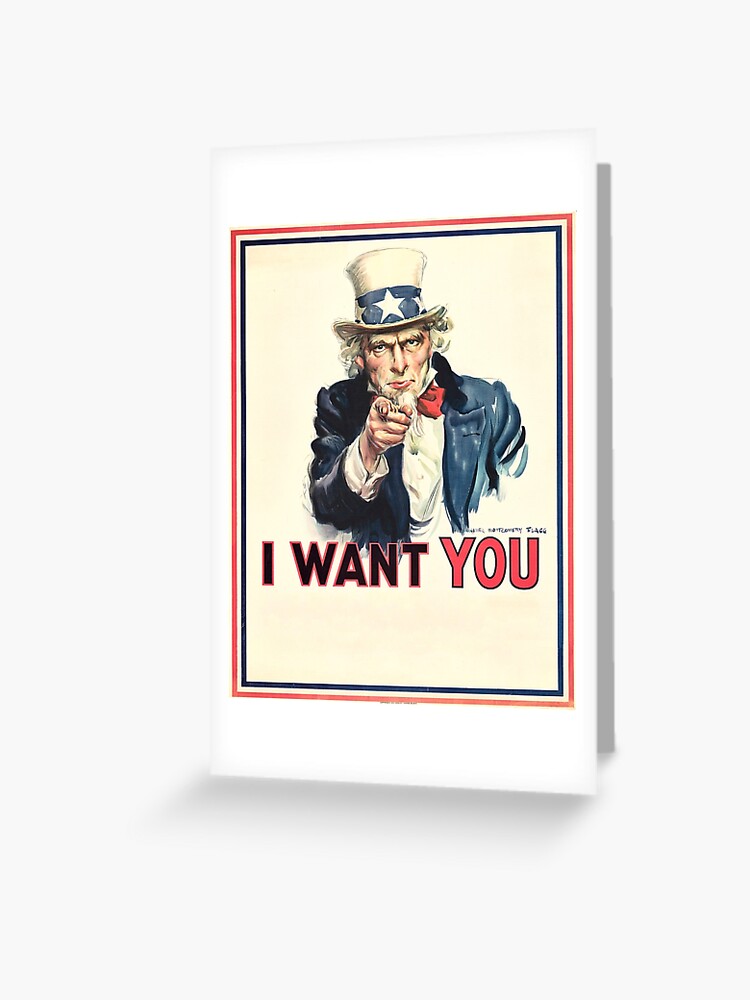 i-want-you-poster-uncle-sam-wants-you-print-printable-wall-art-greeting-card-for-sale-by-ivintageart-redbubble