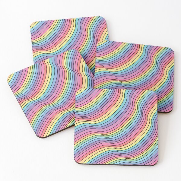Item preview, Colorful 90s Style Geometric Trippy Lines designed and sold by Nicole Creates.