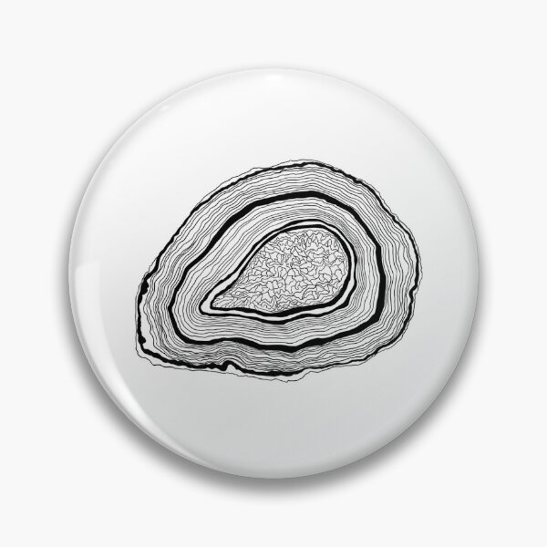 Item preview, agate slice drawing designed and sold by Bethan Rose Studio.