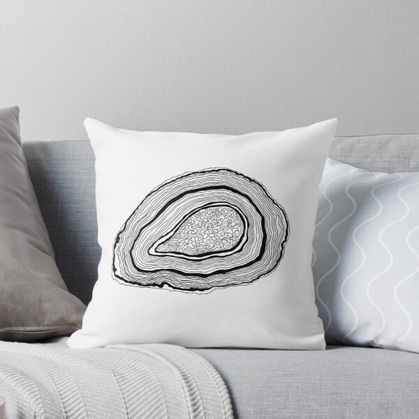 Item preview, agate slice drawing designed and sold by Bethan Rose Studio.