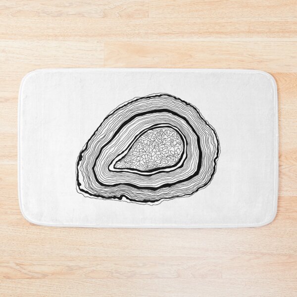 Item preview, agate slice drawing designed and sold by Bethan Rose Studio.