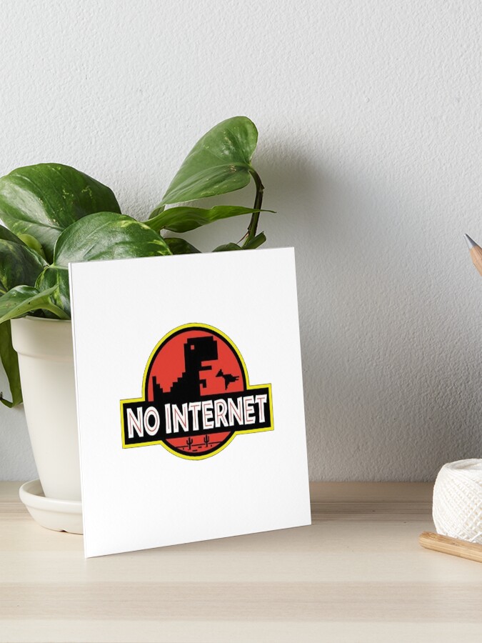 Chrome Dino | The Dinosaur Game | T-Rex Game | No Internet | Sticker