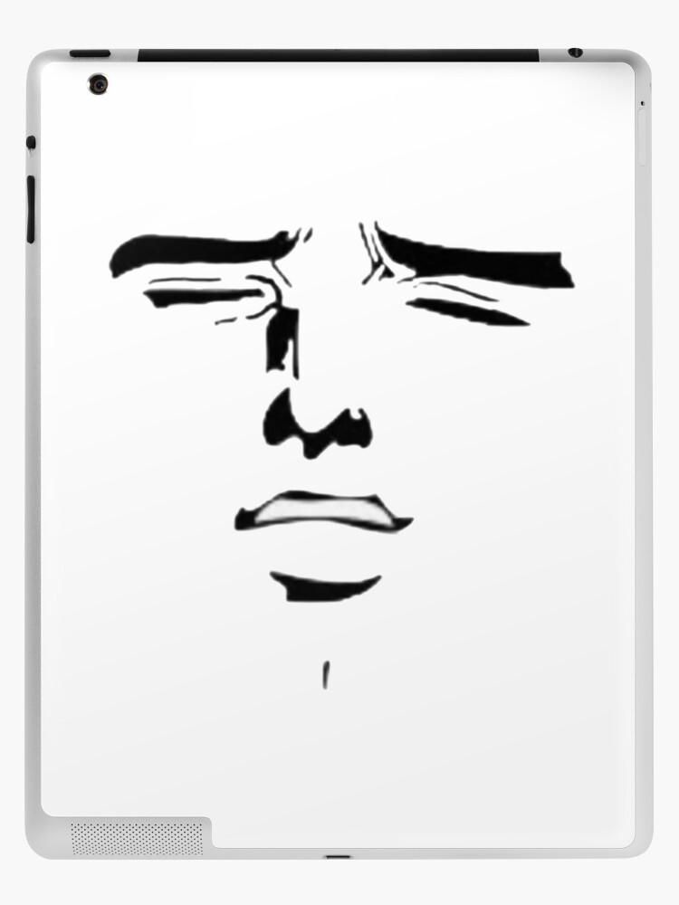 Masochist face meme | iPad Case & Skin