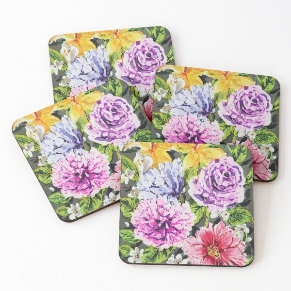 Item preview, Batik Floral Bouquet designed and sold by Leslie Rogers Todder.