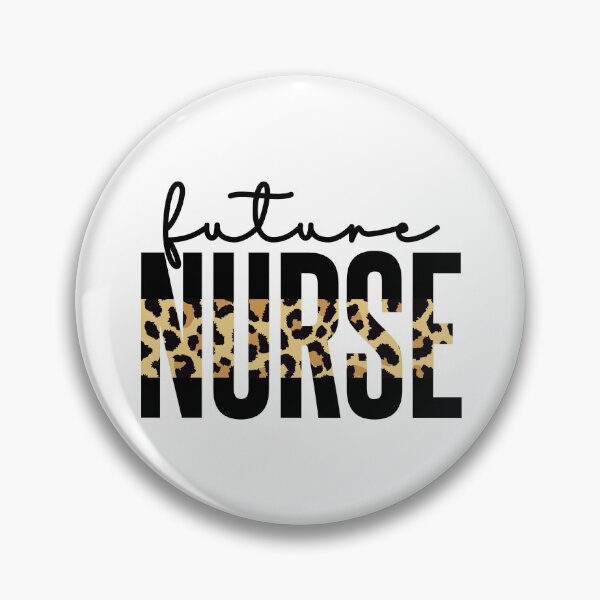 Item preview, Future Nurse cheetah print typography| Nurse in progress | Nurse in training | Gifts for Nursing student designed and sold by Violet Treasures.