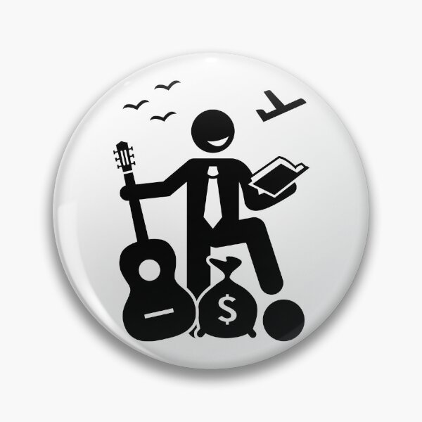 Item preview, Skillful Man With Many Hobbies And Skills And Knowledge - Stickman Black Version designed and sold by Stickman--.