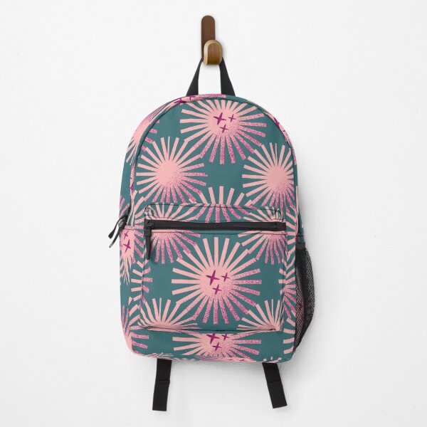 Item preview, Pink  geometric digital flower pattern by family curios,  designed and sold by FamilyCurios.
