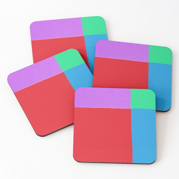 Item preview, Colorblock design, violet green red blue colorblock design designed and sold by Nostrathomas66.