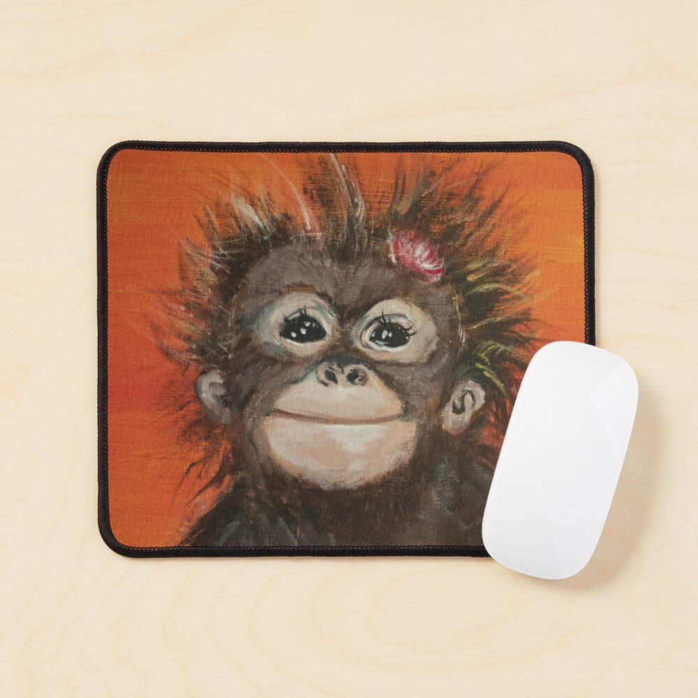 monkey mouse pad