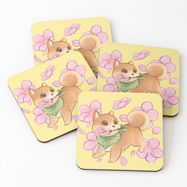 Item preview, Cherry Blossom Shiba Inu - Japan Hanami designed and sold by YumePeachyPie.