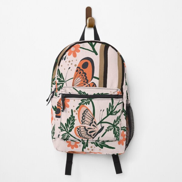 Item preview, Oui Butterflies – Coral & Green designed and sold by Cat Coquillette.
