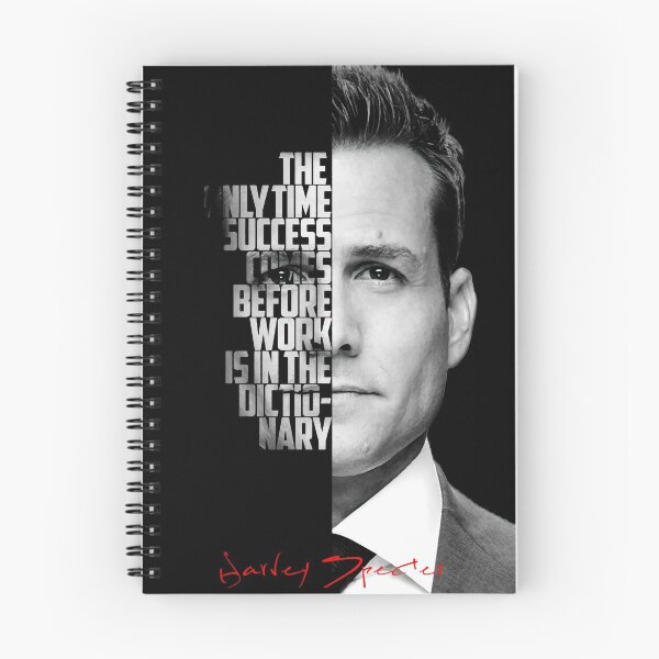 Item preview, Harvey Specter black and white motivational quote. designed and sold by Enea Kelo.