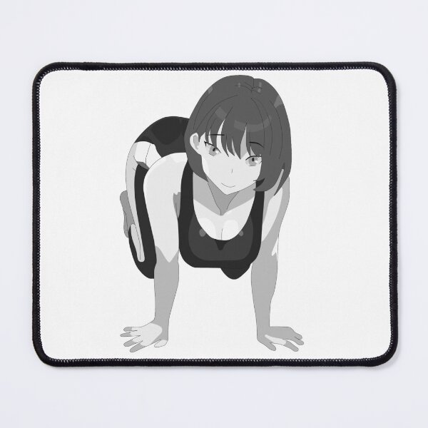 Item preview, Lewd anime girl hentai manga ecchi waifu gray tone designed and sold by ArthurPoe.