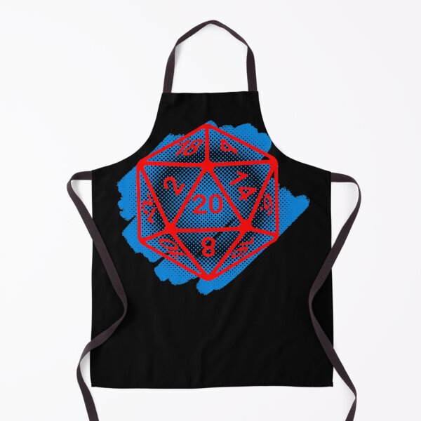Item preview, 1980s Inspired Vibrant Pop Art Critical Hit d20 Polyhedral Dice Design designed and sold by Candlewood Museum & Gift Shoppe.