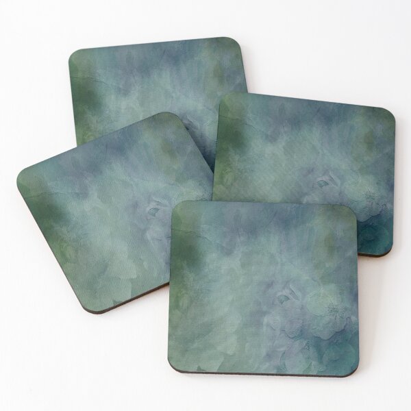Item preview, Mixed Media Inks and Florals - Ghost flowers in Greens designed and sold by OByD.