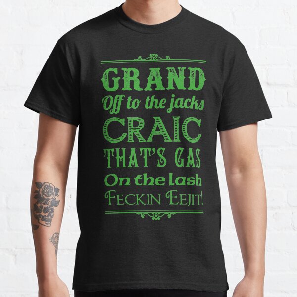 Irish Slang - Green T-shirt classique