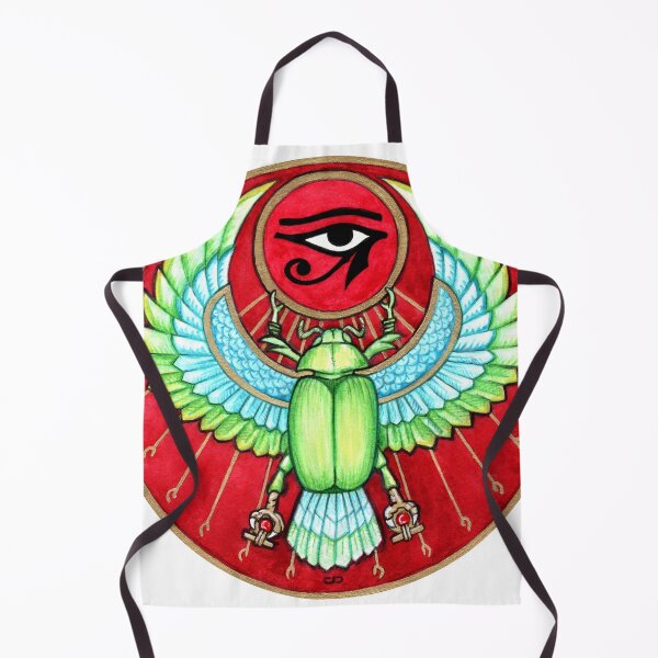 Item preview, Winged Scarab Holding Sun Disk Eye Of Ra designed and sold by Cleave.