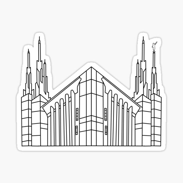 Las Vegas temple Sticker