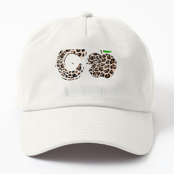 C ist für Counselor Teacher Leopard Apple Lustiges T-Shirt Dad Hat