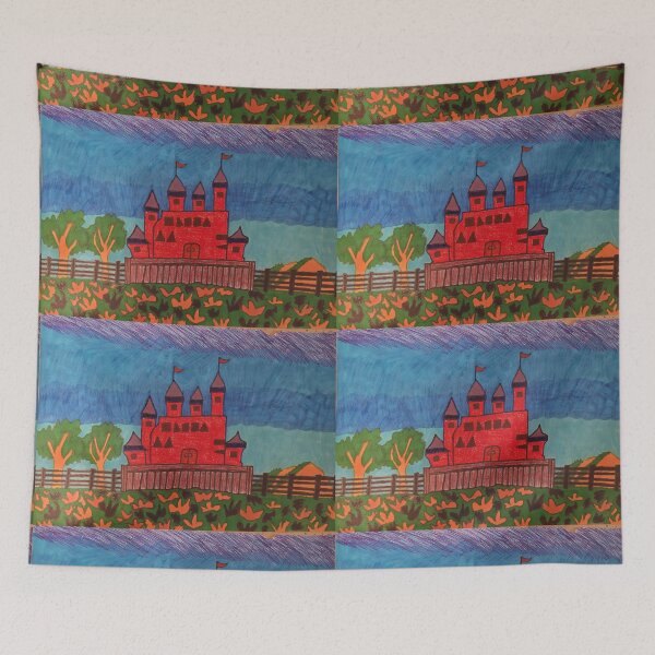 Item preview, Red Castle Drawing  designed and sold by OmegaRedFan.