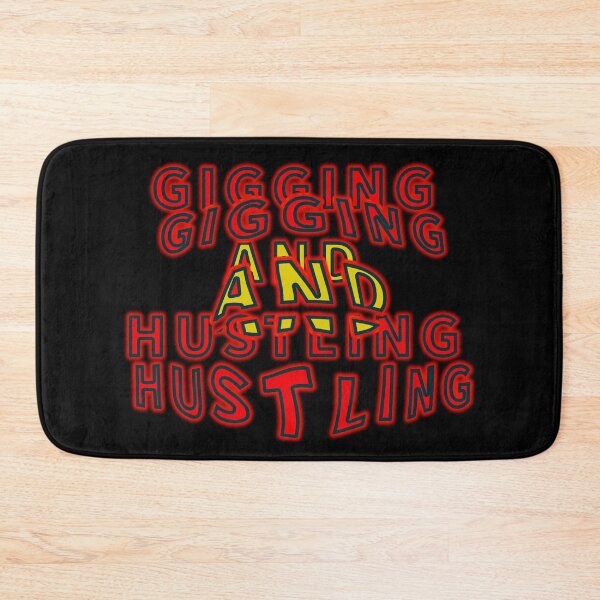 Item preview, Gigging and Hustling "first version" aesthetic text by Code03. Cool t shirt designs. designed and sold by Code03.