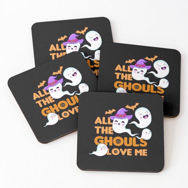 Item preview, All The Ghouls Love Me Halloween Holiday Funny Cute Ghoul designed and sold by MJLdesigns.