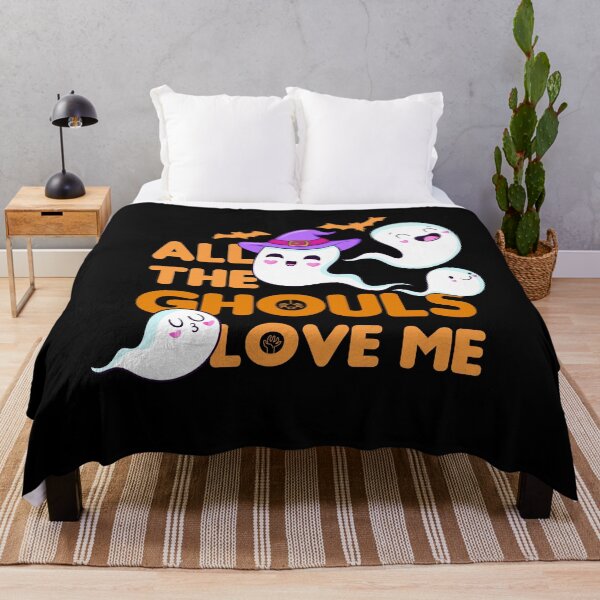 Item preview, All The Ghouls Love Me Halloween Holiday Funny Cute Ghoul designed and sold by MJLdesigns.