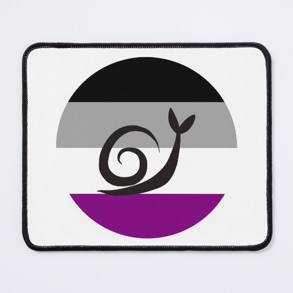 Item preview, Asexual Ace Minimalist Pride Snail Logo designed and sold by PrideSnails.
