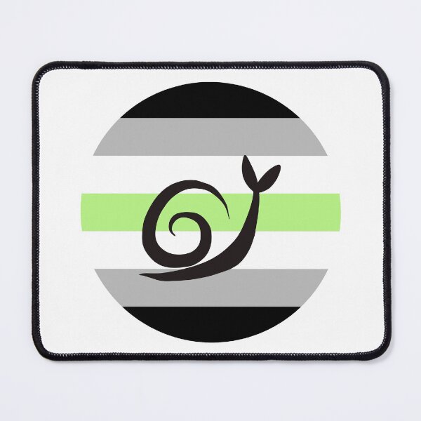 Item preview, Agender Minimalist Pride Snail Logo designed and sold by PrideSnails.