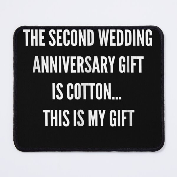 Item preview, 2nd Wedding Anniversary Cotton Him Husband Her designed and sold by LucaAndreien.