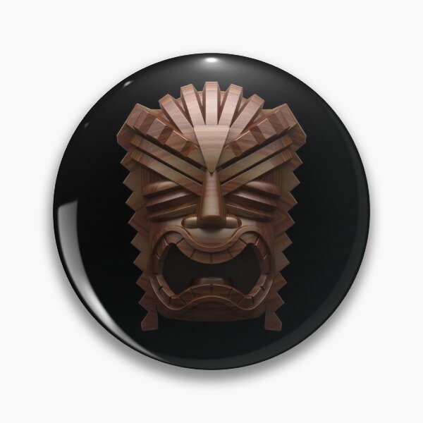 Item preview, Wooden Tiki Head designed and sold by TikiLuke.