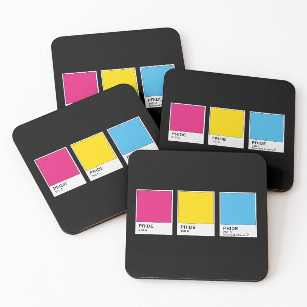 Item preview, Pansexual Pride Paint Chip Card designed and sold by AmethystArtwork.