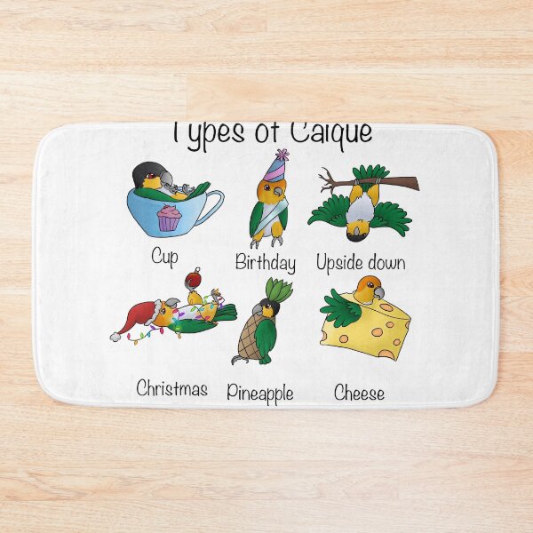 Item preview, Types of Caique designed and sold by ArtyZookeeper.