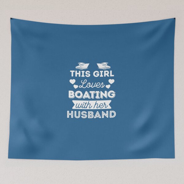 Item preview, This Girl Loves Boating With Her Husband designed and sold by AlwaysAwesome.